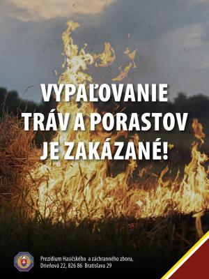 vypaľovanie tráv